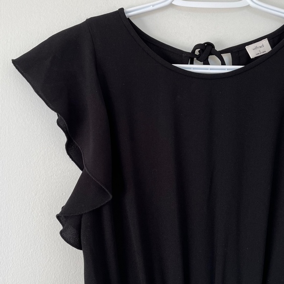 BNWOT⎜Aritzia Wilfred⎜FLEURETTE JUMPSUIT⎜BLACK - Picture 9 of 12